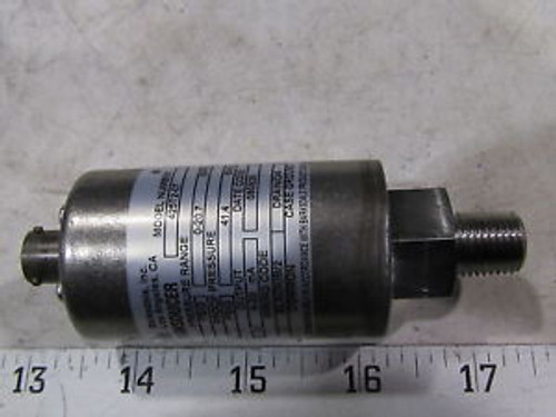 Barksdale Pressure Transducer 425T2-07 0-300 psi 1/4NPT