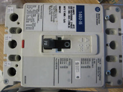 Allen Bradley 70 amp 3P Circuit Breaker 140U-I63C-C70M (NEW)
