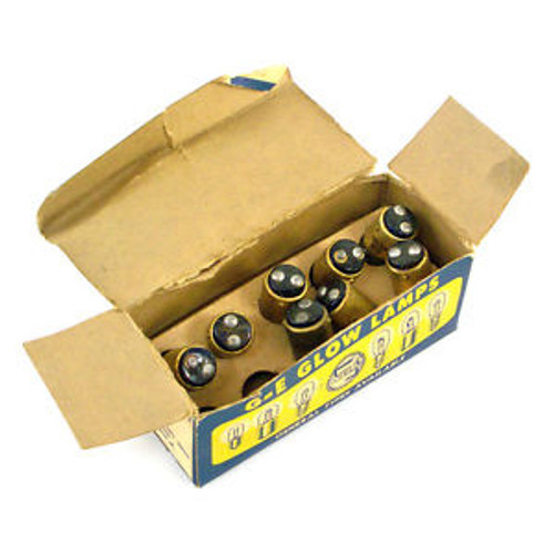 Box of 8 General Electric Mini Bulbs NE48