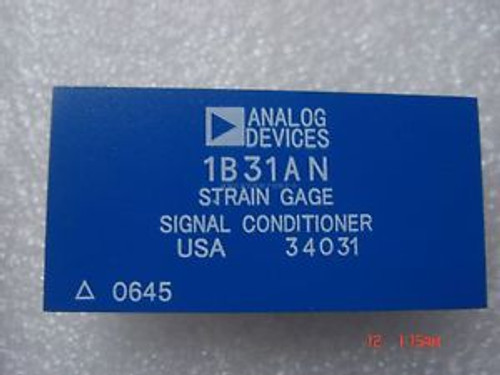 NEW ANALOG DEVICES 1B31AN STRAIN GAGE SIGNAL CONDITIONER