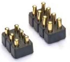 Headers & Wire Housings SPRING LOADED HEADER 2R 6P VERT MNT SMT (10 pieces)