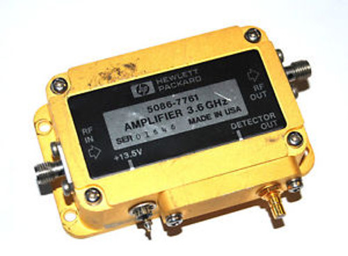 HP AGILENT RF AMPLIFIER 3.6Ghz  Pout +12DB Gain 19db