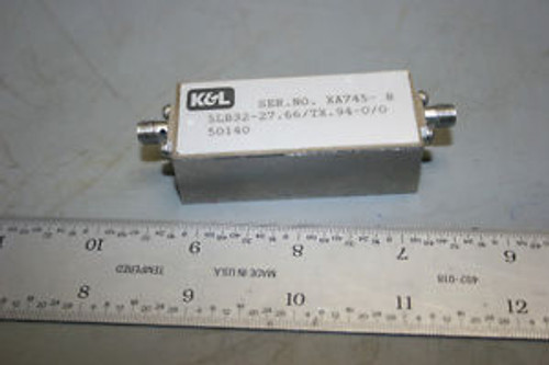 K&L Miniature Bandpass 5LB32-27.66/TX.94-0/0