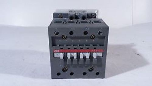 ABB CONTACTOR, A4J-22, 230V/60HZ COIL, 70A, 4 POLE