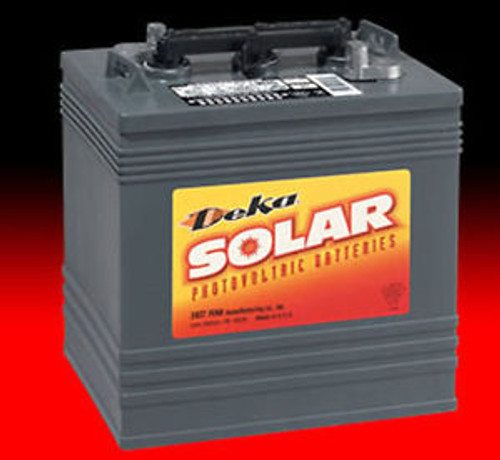 BATTERY SOLAR 6V 230 AH @ 20 HR. RATE  WET DEKA EPGC15G  EACH