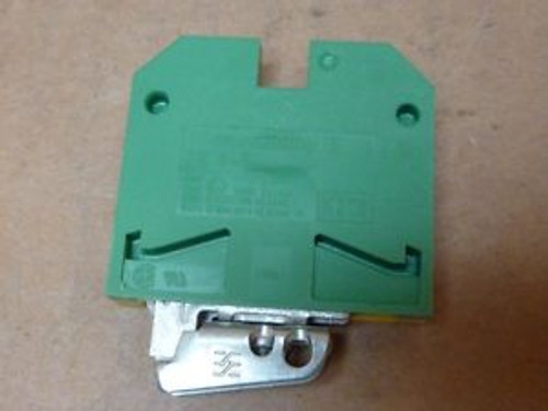 NEW Box of 100, Weidmuller Ground Terminal Block 35456000 #34387