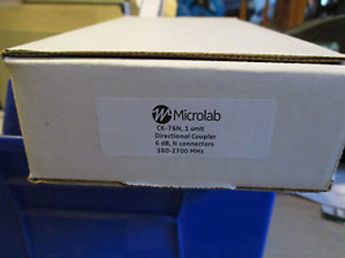 MIcrolab/FXR CK-76N DIRECTIONAL COUPLER, 6dB, N Connector 380 MHZ to 2700 MHz