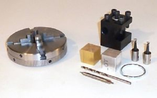 Sherline T1076 - Turners Cube Kit with 4-jaw chuck