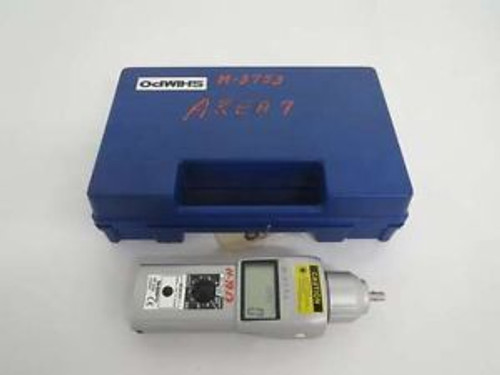 NEW SHIMPO DT-205L HANDHELD LCD DIGITAL LASER TACHOMETER B452034