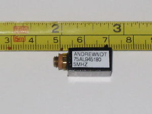 Ultrasonic miniature angle beam contact transducer