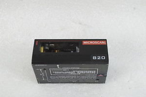 MICROSCAN 820 TESTED WORKING