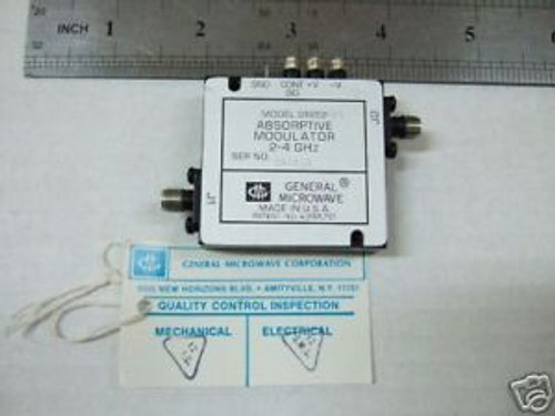 General Microwave D1952-62 Absorptive Modulator 2-4Ghz