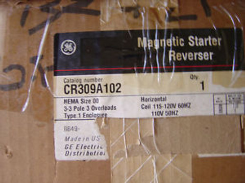 New  GE Magnetic Starter Reverser   CR309A102