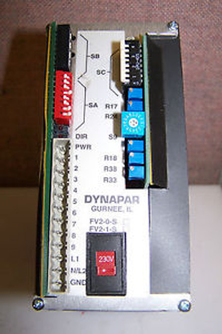 NEW Dynapar Frequency-to-Voltage Converter w/o Option BD 115/230 VAC FV2-0-S