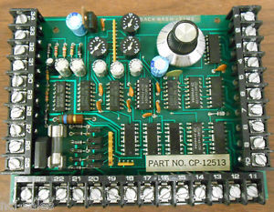 DELTA POWER HYDRAULIC CP-12513 BACKWASH TIME CARD 34 POINT