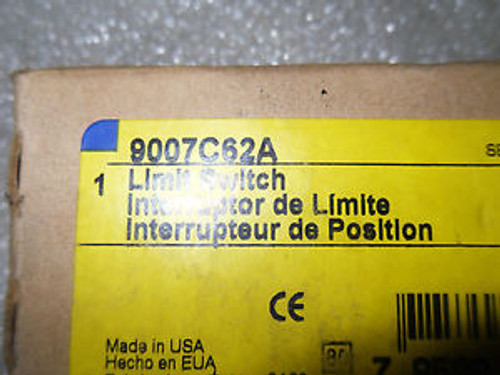 Square D 9007C62A Limit Switch