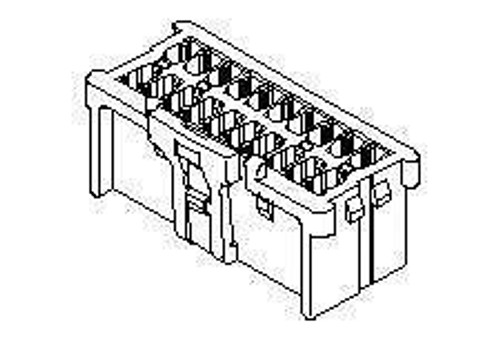 Headers & Wire Housings 18 Ckt Housing (100 pieces)