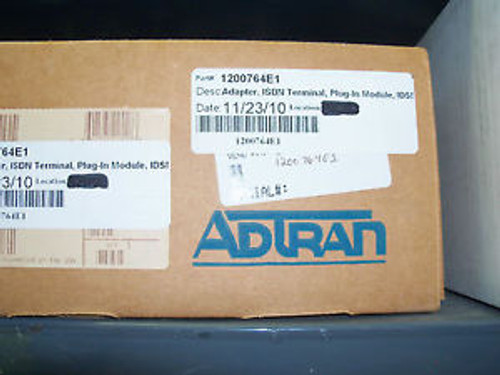 1200764E1 Adtran   Adapter, ISDN Terminal, Plug-In Module, IDSN BRI ST, 160 Kbp,