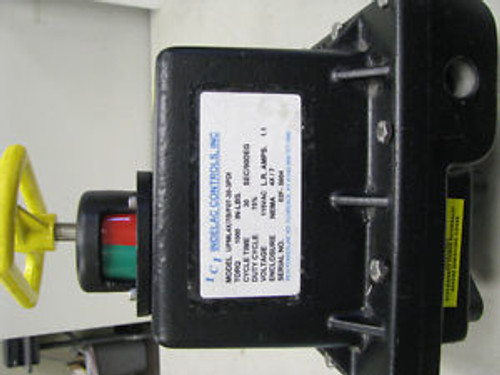 INDELAC CONTROLS UPML4X/7B/F07-30-3PDI ACTUATOR ELEC TORQ 1000 LBS