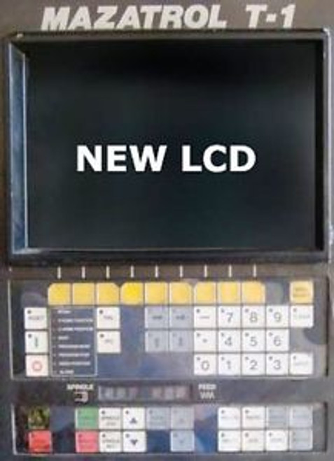 NEW LCD MONITOR for 12-inch monochrome Mazatrol T-1 CRT 1-yr warranty