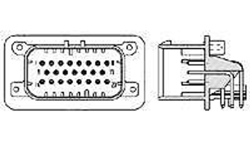 Automotive Connectors HDR 23P R/A W/GASKET (5 pieces)
