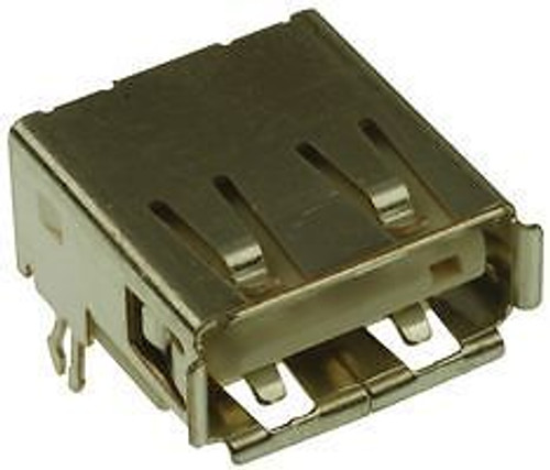 FCI 87520-0010BLF USB CONNECTOR, RECEPTACLE, 4POS, SOLDER (100 pieces)