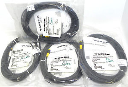 4 New TURCK PKG 4Z-6/S90 PICOFAST MOLDED CORDSET ID NUMBER: U0070