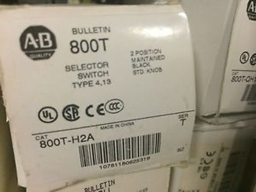 ALLEN BRADLEY 800T-H2A SELECTOR SWITCH