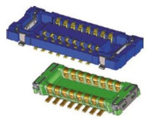 Board to Board & Mezzanine Connectors 0.4 B/B HRF 12CKT PLUG O/M ...(100 pieces)