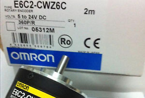 NEW IN BOX OMRON PLC Rotary Encoder E6C2-CWZ6C 2000P/R