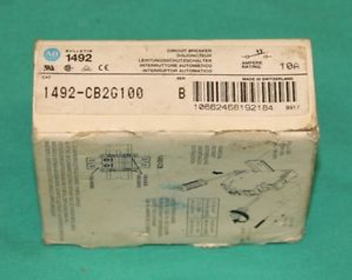 Allen Bradley 1492-CB2G100 Circuit Breaker 10a g100 10