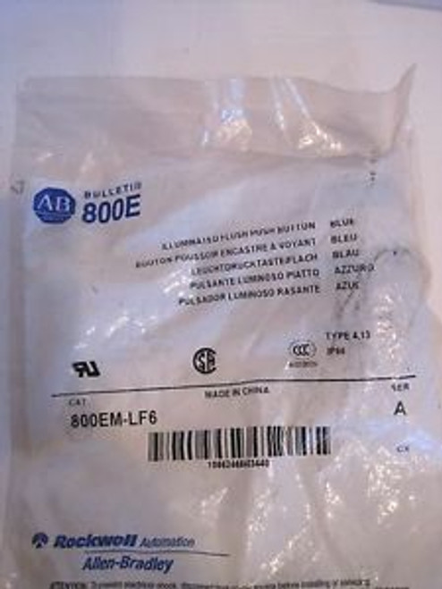 4 NEW ALLEN BRADLEY 800EM-LF6 PUSHBUTTON 800EMLF6