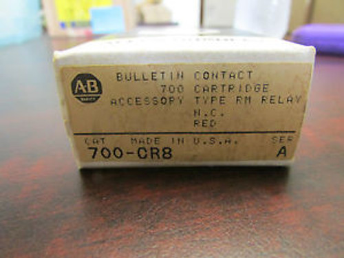 NEW IN BOX ALLEN BRADLEY 700 CR8  Contact Cartridge Type RM Relay