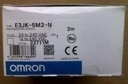 New E3JK-5M2-N E3JK5M2N  Omron Photoelectric Switch