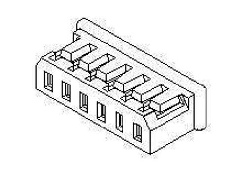 Headers & Wire Housings 2MM W-T-B HSG 7P friction lock (100 pieces)