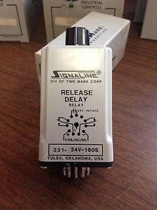 NOS Time Mark Release Delay Timer Relay Model 331-24V-180
