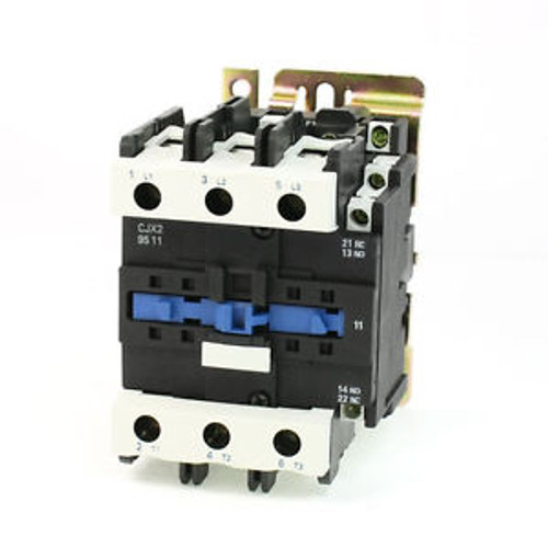 CJX2-9511 DIN Rail Mount AC Contactor 3 Pole One NO 380V Coil 125A