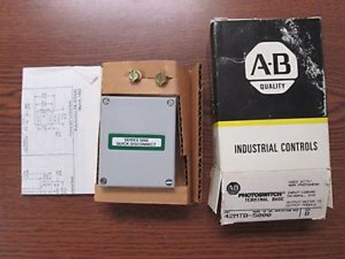 Allen Bradley Photoswitch Terminal Base 42MTB-5000 New,