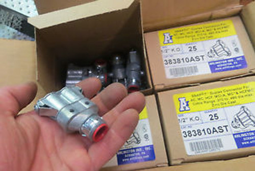 (100) Arlington 383810AST 3/8 snap2it duplex connectors