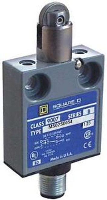 Square D 9007Ms02S0054 Mini Limit Switch, Par Roller Plunger