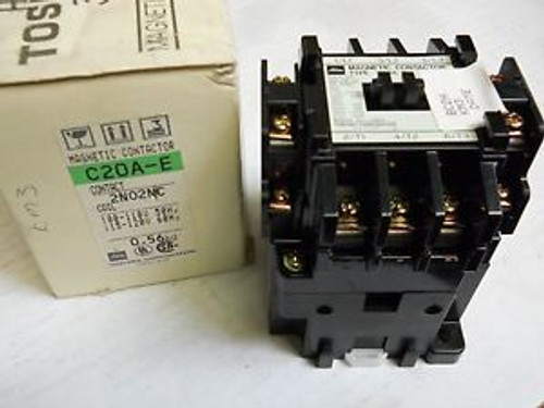 TOSHIBA C20A-E MAGNETIC CONTACTOR 20A 600V 120V COIL NEW CONDITION IN BOX