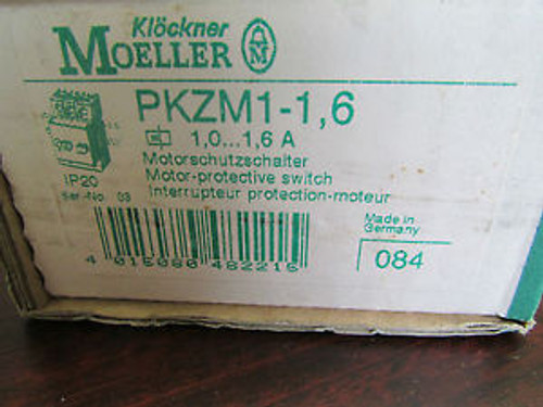 Klockner Moeller PKZM1 1,6 Manual Motor Starter