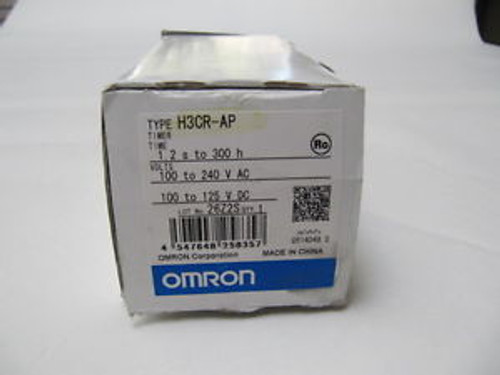 NEW Omron H3CR-AP Timer (1.2s-300h)