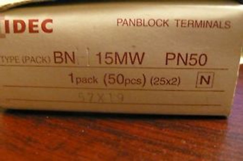 IDEC BNH15MW TERMINAL BLOCK DIN RAIL