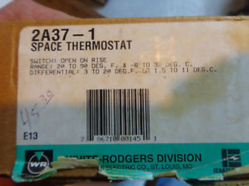WHITE- RODGERS 2A37-1 SPACE THERMOSTAT