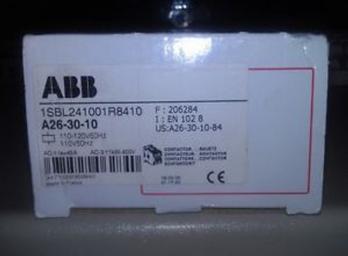 ABB A26-30-10 Contactor 1SBL241001R8410 NEW.