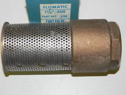 New FLOMATIC 4104 FOOT VALVE 1-1/2 - 60S