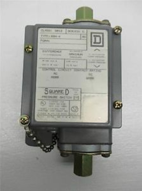 Square D 9012 GGW-4 Industrial Pressure Switch