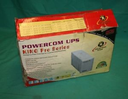 Powercom UPS KIN-625AP Emergency Power Protection Battery Backup Computer NEW