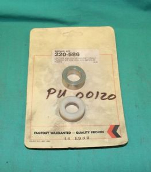 Graco 220-586 Throat Packing Kit leather polyethylene High Flo Pump 220586 NEW